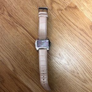 Gently used Honora wrist watch lite pink band